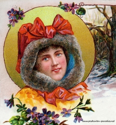 Weihnachten Frau 1899